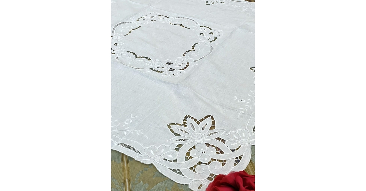 GROS LOT ANCIENS Napperons Broderie Dentelle Chemin De Table Linge Ancien EUR 20,00 - FR